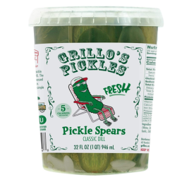  Grillo's Pickles Classic Dill Pickle Spears
