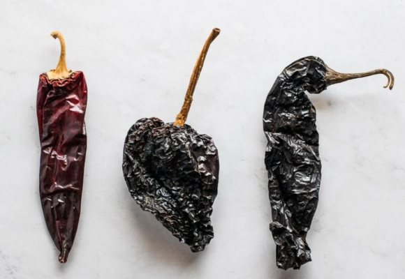 different type of peppers